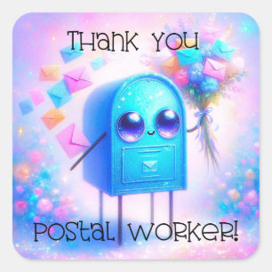 Thank You Postal Worker Stickers