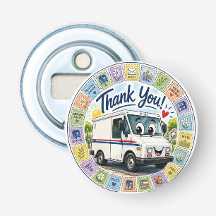 Thank you postal workers appreciation bottle opener