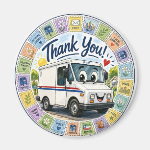 Thank you postal workers appreciation magnet