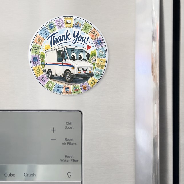 Thank you postal workers appreciation  magnet (In Situ (Fridge))