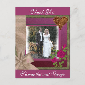 Thank you postcard