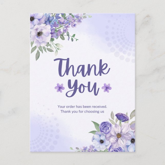 Thank you postcard (Front)