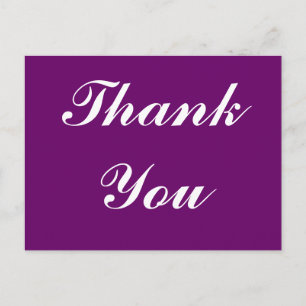 Thank You Postcard