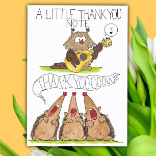 THANK YOU postcard by Nicole Janes
