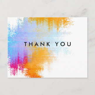 Thank You Postcard Personalised