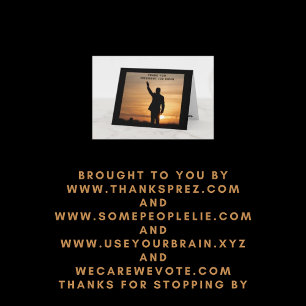 Thank you President Joe Biden Card