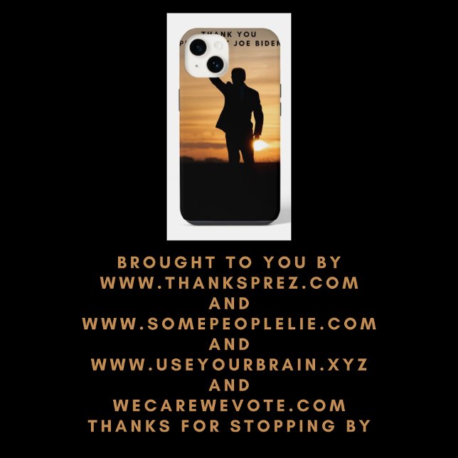 Thank you President Joe Biden iPhone Case (Creator Uploaded)