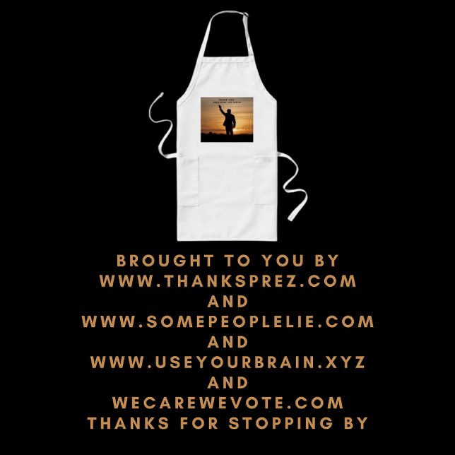 Thank you President Joe Biden Long Apron (Creator Uploaded)