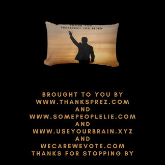 Thank you President Joe Biden Lumbar Cushion