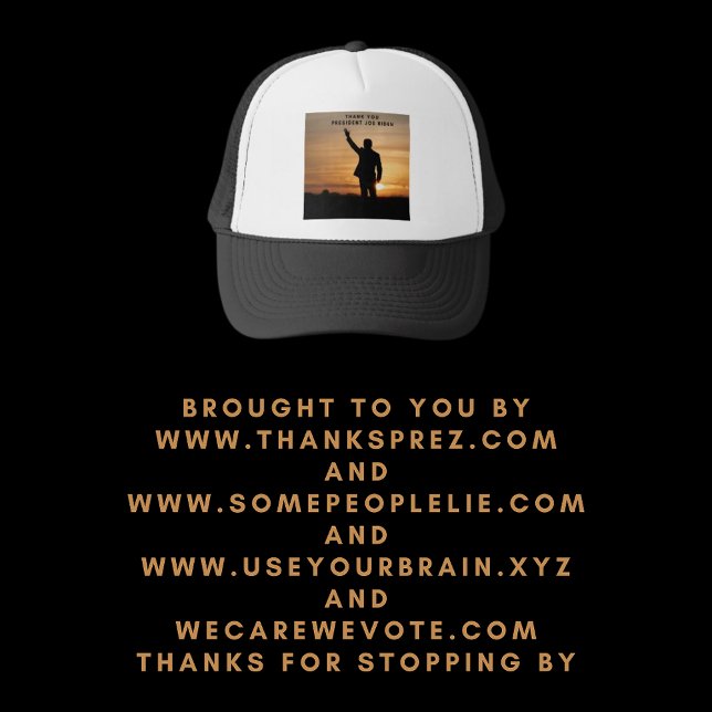 Thank you President Joe Biden Trucker Hat (Creator Uploaded)