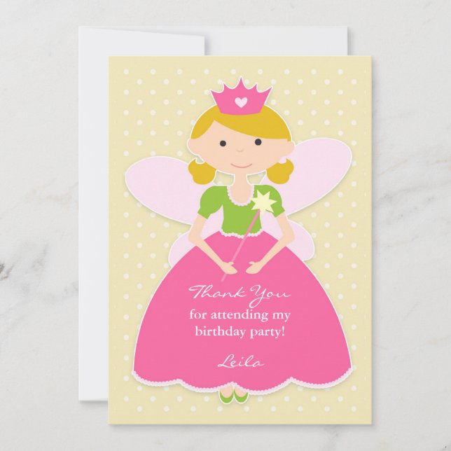 Thank You Princess Card (Front)