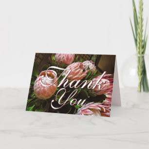 Thank You Protea Card