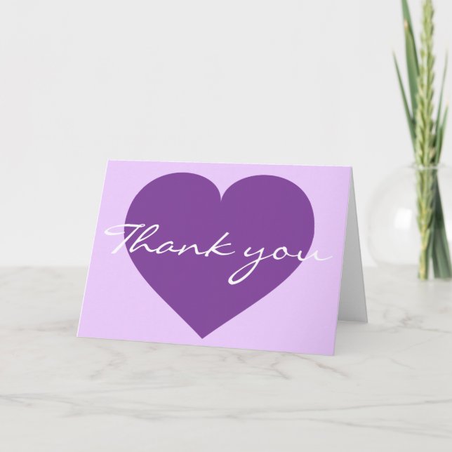 Thank You - Purple Heart Card (Front)