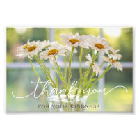 Thank You Quote Daisy Floral Photography Photo