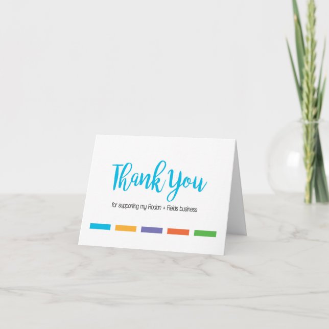 Thank you R+F business Card (Front)