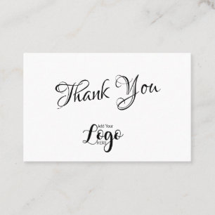 Thank you Real Estate Agent Broker Client Business Card