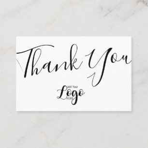 Thank you Real Estate Agent Broker Client Business Card