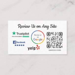 Thank You Review Us Card