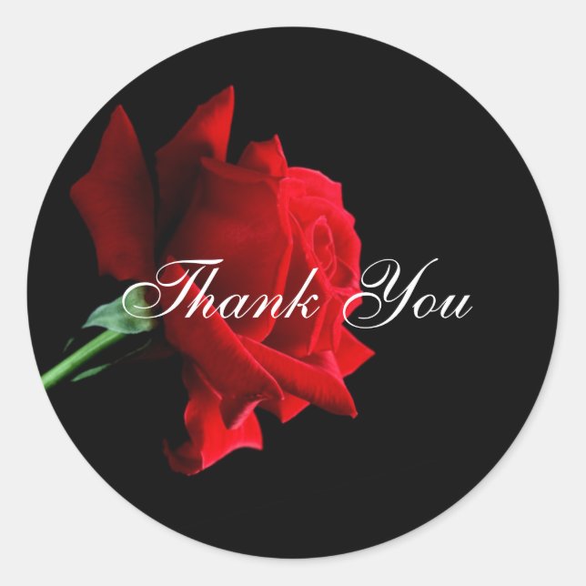 Thank You Rose Stickers (Front)