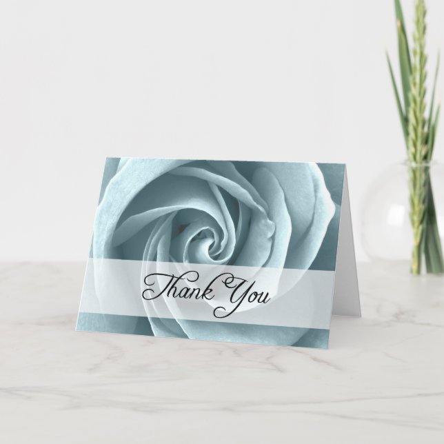 thank you : roses : card (Front)