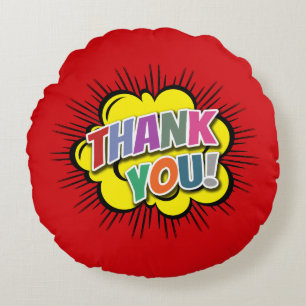 Thank You Round Cushion