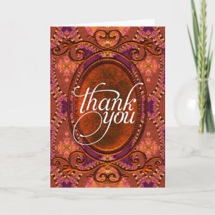 Thank You Rustic Bohemian Decor Cards