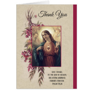 Thank You  Sacred Heart of Jesus Flowers