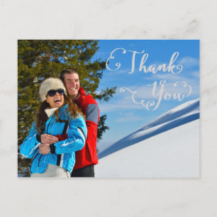 Thank You Script Photo - Thank You Postcard