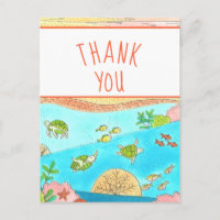 Thank You Sea Turtles Art