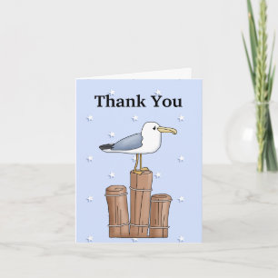 Thank You Seagull greeting card