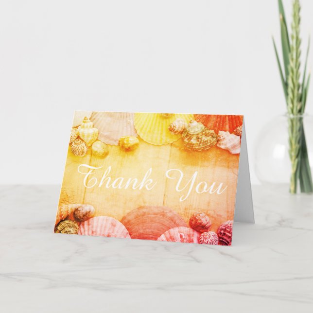 Thank You Seashell Card (Front)