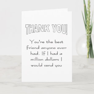 Thank you send card