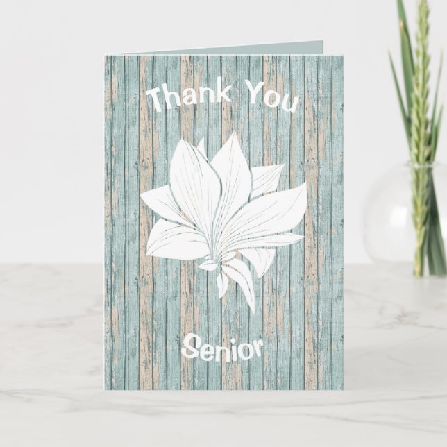 Thank You Senior for People in Nursing Home Card (Front)