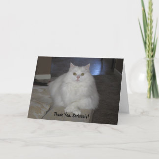 Thank You, Seriously! Thank You Card