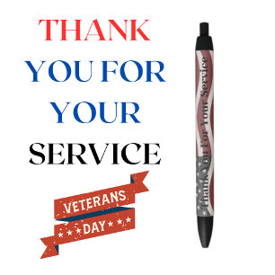 Thank You Service Veteran's Day Pen
