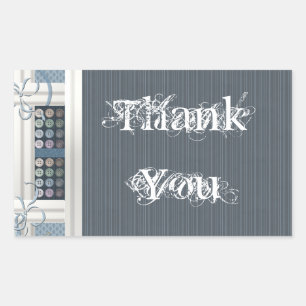 Thank You Sewing Addict Rectangular Sticker