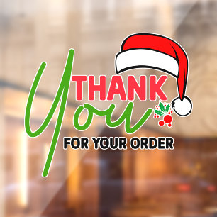 Thank you shop Festive Christmas