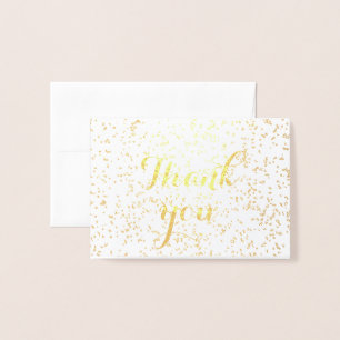 Thank You Simple Blank Sprinkles 2020 Cool Foil Card