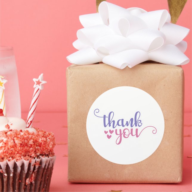 Thank You - Small Business Sticker (Party)