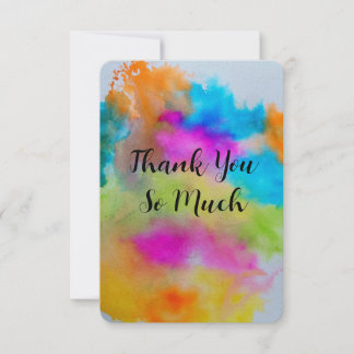 Thank you so much card
