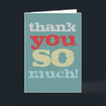 thank you so much card<br><div class="desc">fresh printed thank you card,  note card,  post card</div>