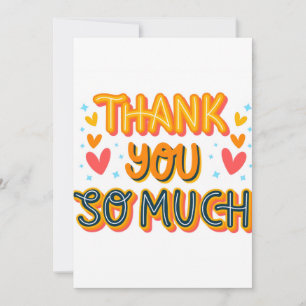Thank you so much card
