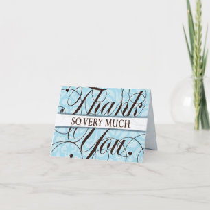 Thank you So Very Much Note Card