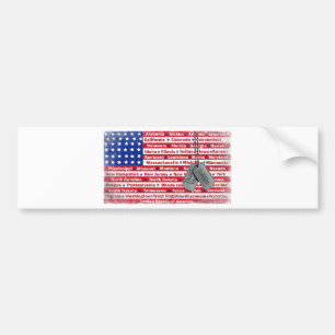 Thank You Soldier Dog Tags Bumper Sticker