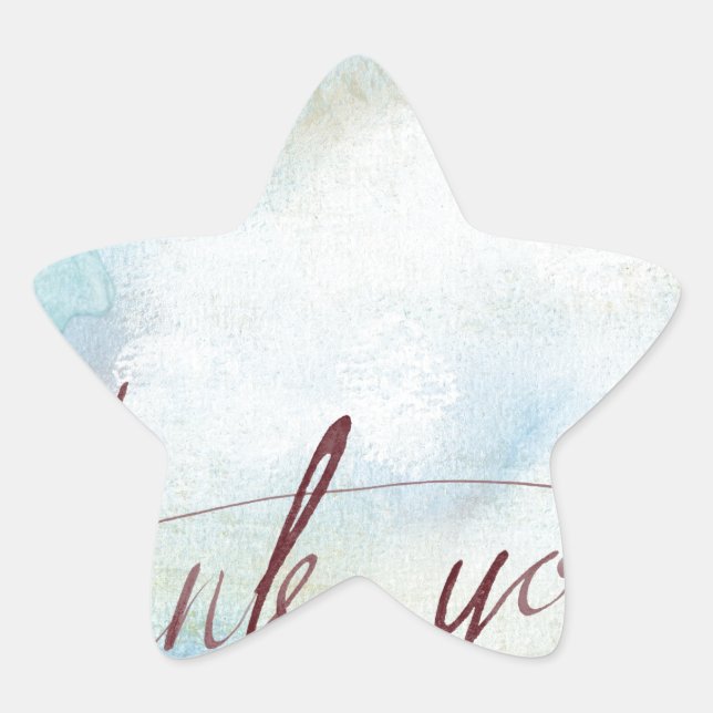 thank you star sticker (Front)