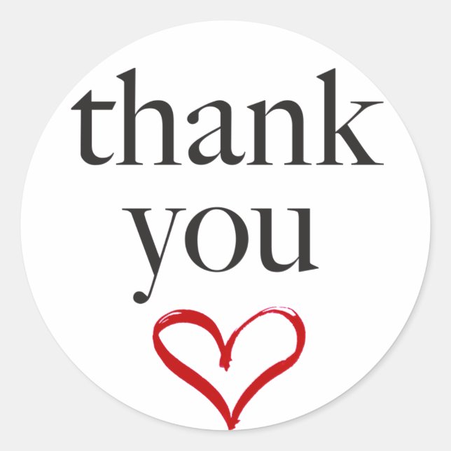 Thank You Sticker (Front)