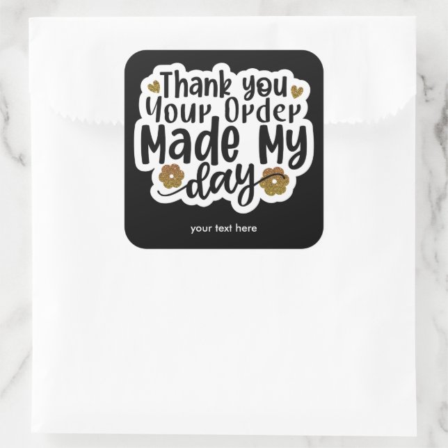 Thank you sticker (Bag)