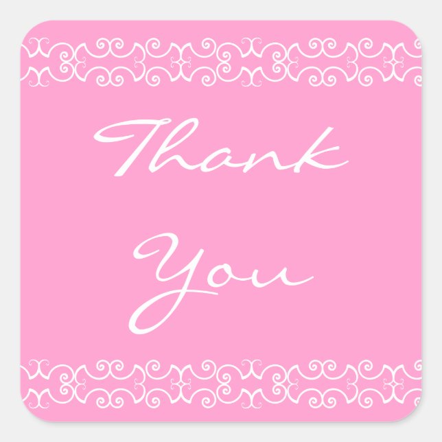 Thank you sticker (Front)