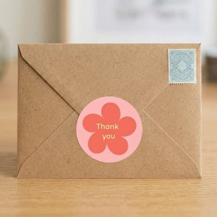 Thank you sticker