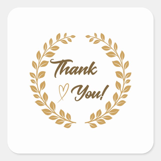Thank You Sticker (Front)